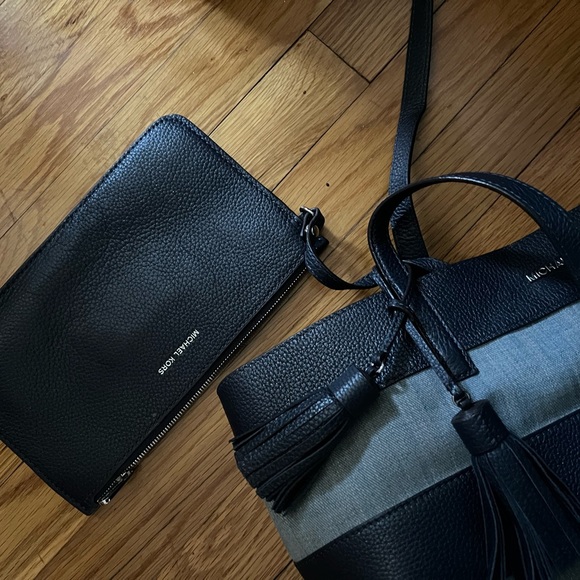 Michael Kors Denim and Leather tote - Picture 3 of 3